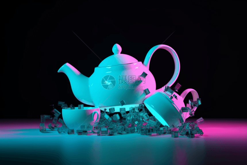 创意的茶壶图片