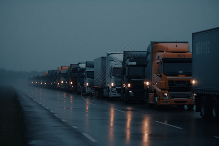 汽车 高速路行驶在公路上的汽车背景