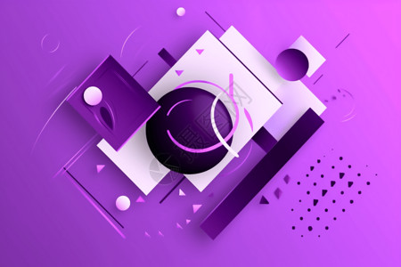 紫色元素背景设计背景图片