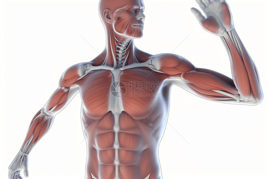 人体部分肌肉图图片
