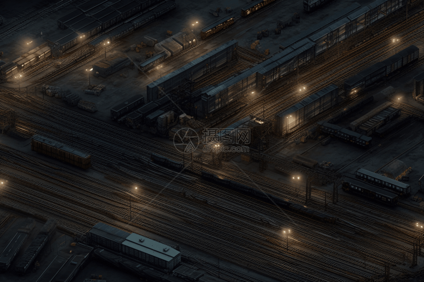 工业铁路场图片