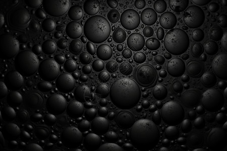 黑色气泡水滴图片