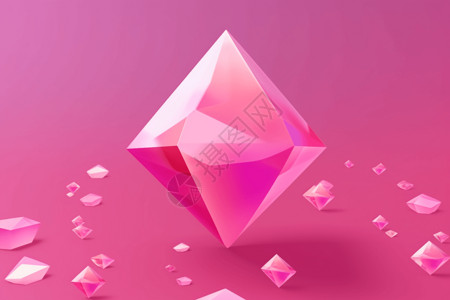 钻石颜色粉色钻石设计图片