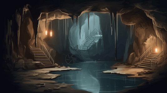 地下洞穴地下热水系统设计图片