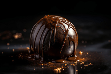 香甜的巧克力背景图片