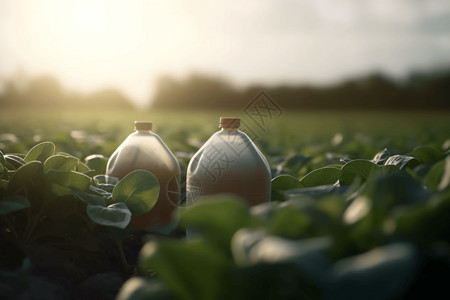 农药瓶农场中使用的农药背景