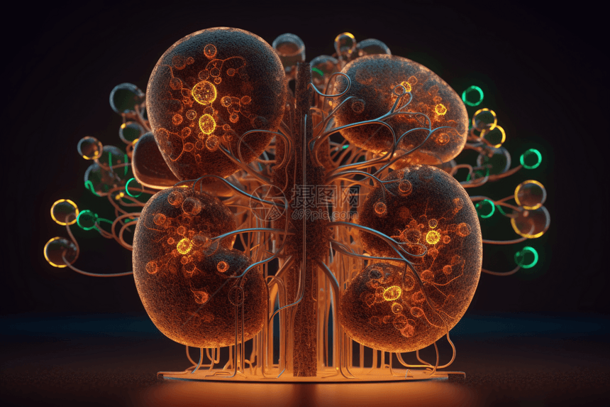 复杂的肾脏网络图片