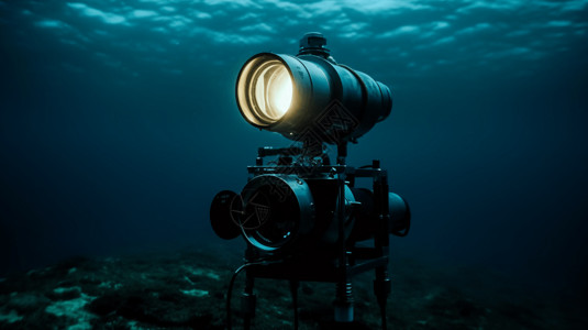 潜水设备潜水拍摄海洋之美设计图片