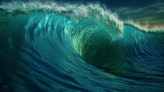 膨胀效果海洋膨胀3D效果设计图片