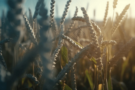 农作物基因检测小麦背景图片