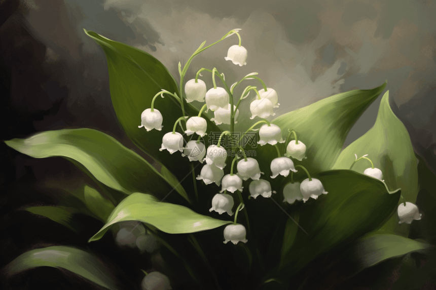 柔和温婉的白花图片