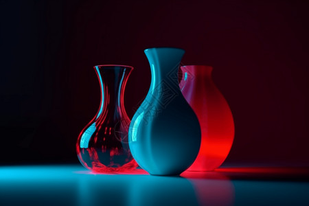 创意花瓶3D设计图图片