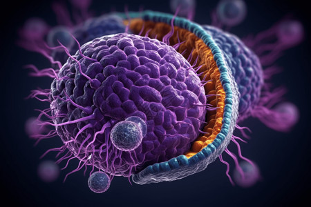 微观照片恶性胰腺肿瘤设计图片