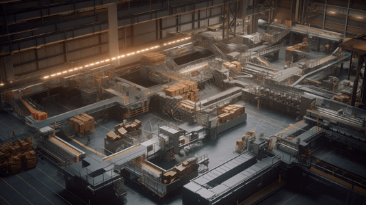 工厂工业自动化图片