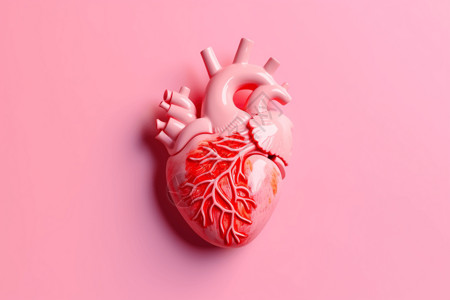 解剖心脏医疗背景背景图片