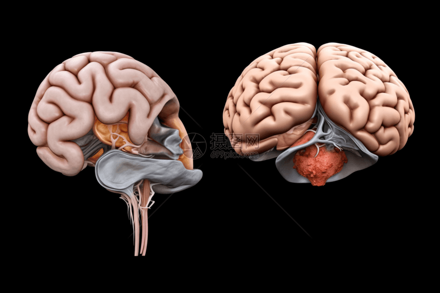 大脑解剖图片