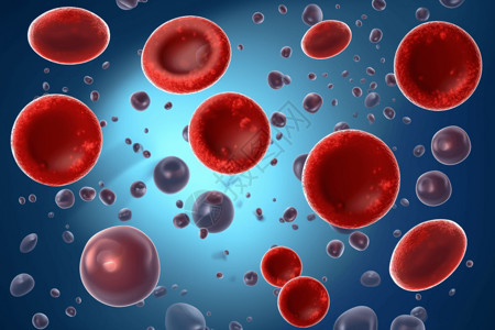 血细胞类型背景图片