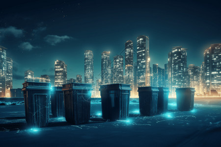 城市中的智能废物管理图片
