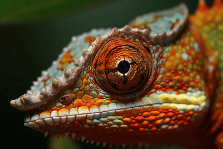 蜥蜴特写两栖动物之变色龙设计图片