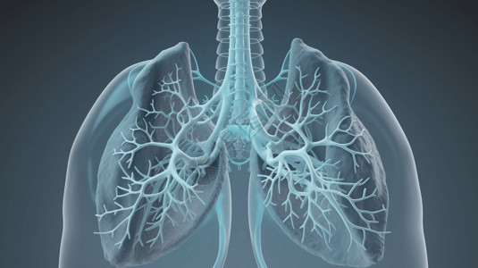 呼吸道系统肺部肺泡高清图片