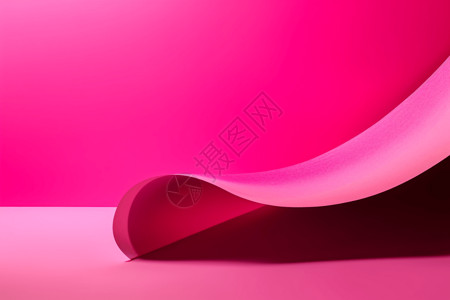 粉色飘带粉色质感背景设计图片