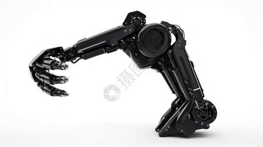 未来的机械臂背景图片