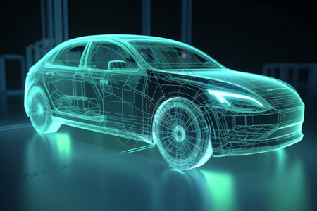 荧光的电动汽车图片