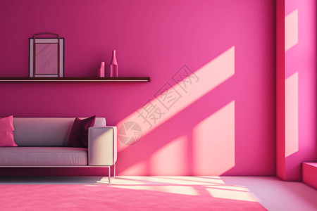 拼接粉色墙壁背景图片