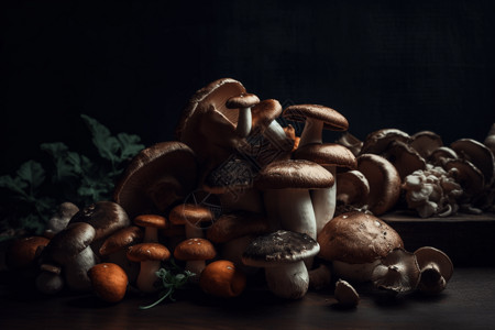 许多蘑菇和香菇图片