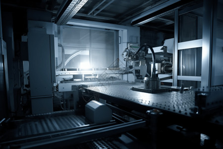 机械手工厂工业自动化机械手背景