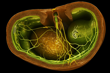 胆囊的详细图像图片