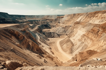 矿产能源沙漠采矿基地背景