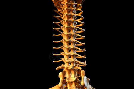 脊柱结构人体椎骨高清图片
