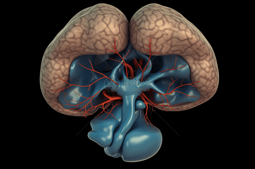 垂体器官概念图图片