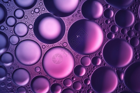 深紫色背景深紫色抽象气泡设计图片