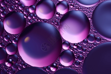 紫色气泡纹理背景图片