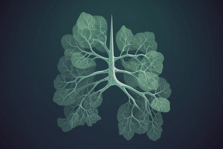 肺部健康概念图背景图片