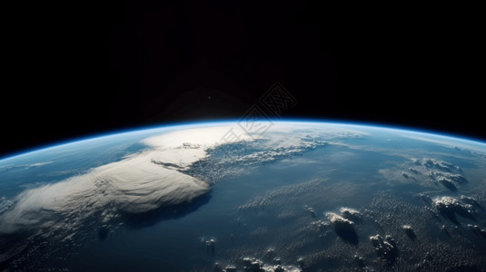 从太空中欣赏地球的壮丽景色图片