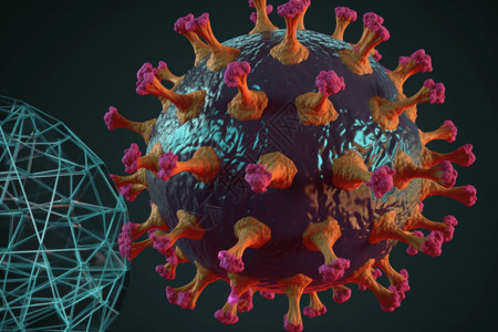 3D病毒细菌模型图片