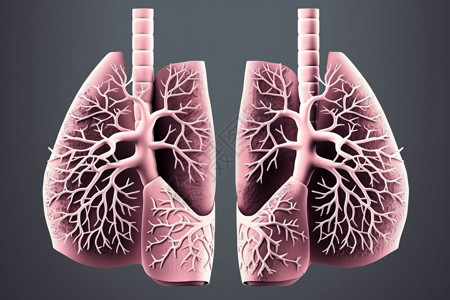 医疗肺部剖析图图片