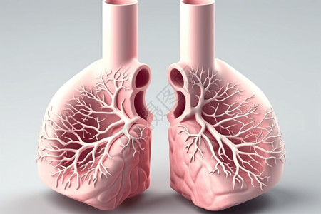 肺部剖析图背景图片
