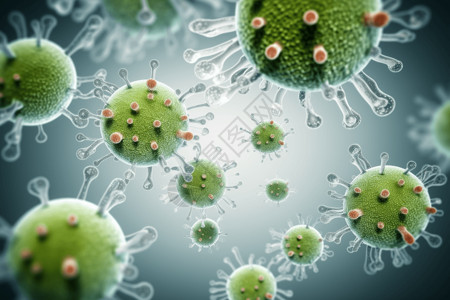 细菌病毒原体图片