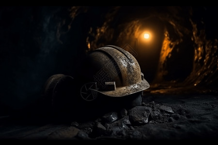 地下煤矿洞背景图片