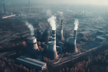 燃煤电厂图片