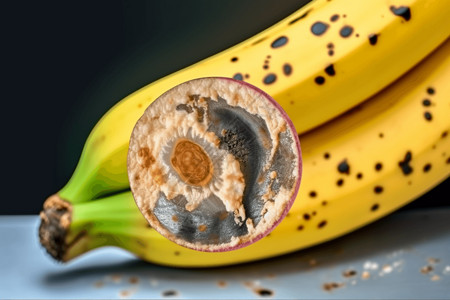 不可食用细菌香蕉插画