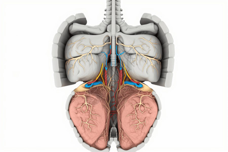 人体内脏背景图片