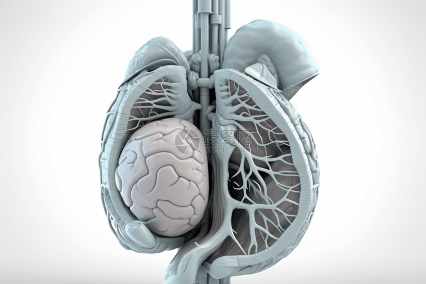白色内脏模型图片