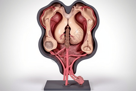 生殖的子宫生殖器官背景