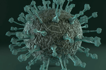 细菌病毒三维图片