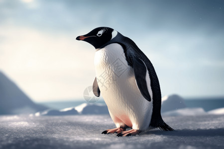 南极的企鹅行走企鹅高清图片